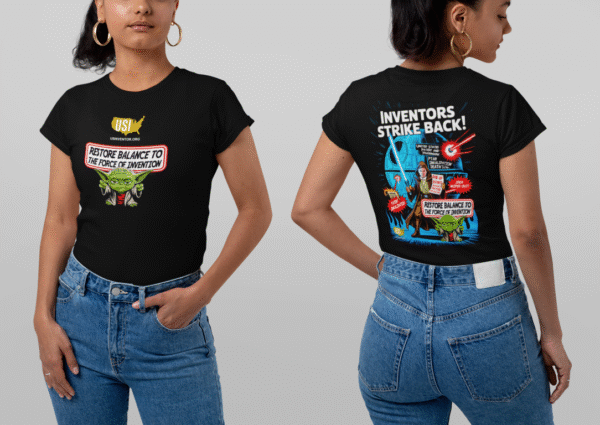 Both sides view mockup of a woman wearing a crewneck tee 29655 (medium)
